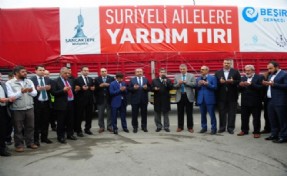 SANCAKTEPE BELEDİYESİ SURİYE`Lİ MÜLTECİLERE 3 TIR DOLUSU YARDIM GÖNDERDİ