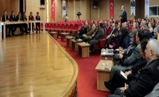 BAŞKAN GENÇ MUHTARLARLA BULUŞTU