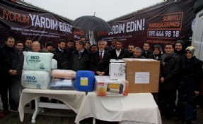 SURİYELİ MÜLTECİLERE YARDIM ELİ