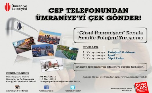 GÜZEL ÜMRANİYEM  FOTOĞRAF YARIŞMASI BAŞLIYOR