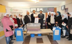 SURİYELİ ÇOCUKLAR KAĞIT ÜRETTİ