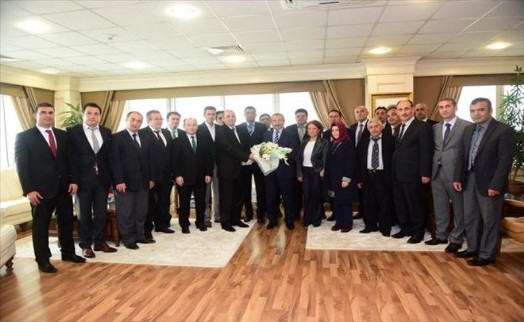 Okul Müdürlerinden, Başkan Erdem´e Ziyaret