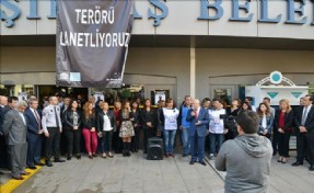 BEŞİKTAŞ BELEDİYESİ ÇALIŞANLARI ANKARA´DAKİ HAİN SALDIRIYI KINADI