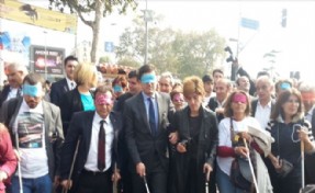 BEYAZ BASTON GÜNÜ´NDE GÖRME ENGELLİ VATANDAŞLARIMIZ İÇİN ANLAMLI ETKİNLİK