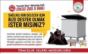Gaziosmanpaşa Belediyesi´nden WhatsApp´lı Temizlik İhbar Hattı