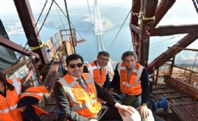 BAŞKAN HAZİNEDAR BAŞKANLAR´LA 3. KÖPRÜ´YÜ ZİYARET ETTİ