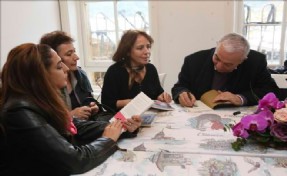 ÖDÜLLÜ YAZAR GENÇ, SARIYERLİLERLE BULUŞTU