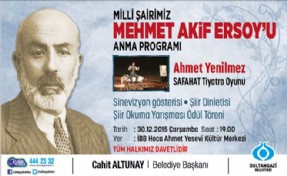 Milli Şairimize Anma Programı