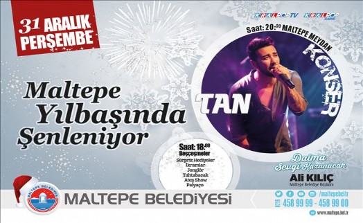 Maltepe yeni yılı coşkuyla karşılayacak