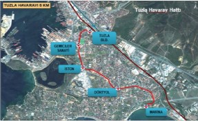 Tuzla Havaray Hattı'nın Proje İhalesi Yapıldı
