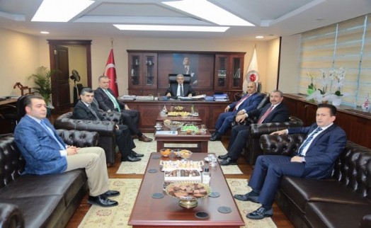 Anadolu Yakası Belediye Başkanlarından Başsavcı Fehmi Tosun`a Hayırlı Olsun Ziyareti