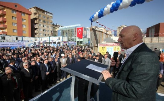 TÜM EMEK İŞ SİTESİNİN TEMELİ TÖRENLE ATILDI