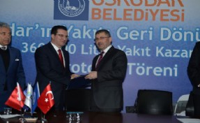 ÜSKÜDAR'DA GERİ DÖNÜŞÜM PROTOKÜLÜNDE İMZALAR ATILDI