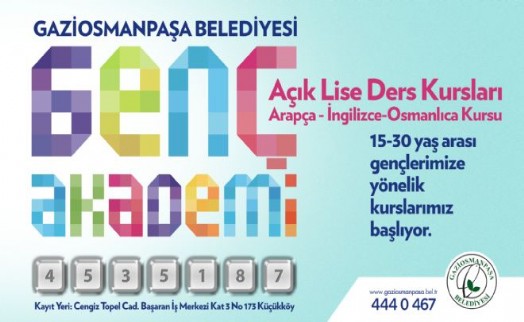 Genç Akademi'den Gaziosmanpaşalı gençlere Osmanlıca kursu