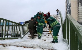 Maltepe'de kar seferberliği