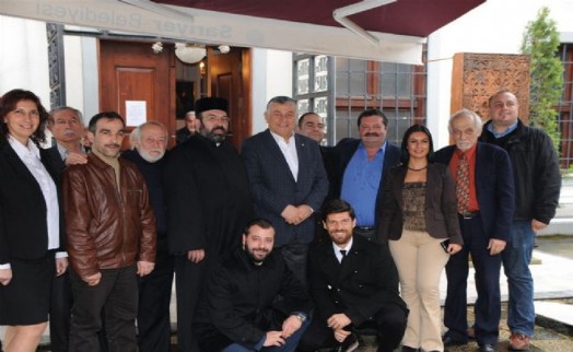Başkanı Şükrü Genç'ten Kiliseye ziyaret