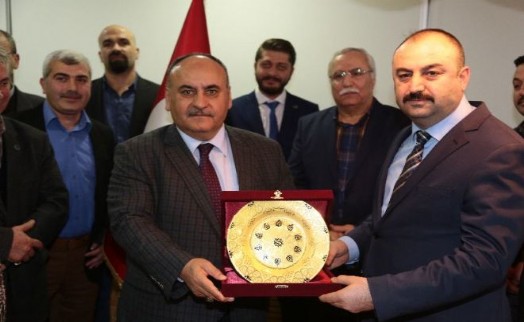 Başkan Hasan Can'dan Esnaf ve Sanatkârlar Odasına Ziyaret