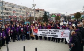 CHP ÜMRANİYE KADIN KOLLARI 8 MART KADINLAR GÜNÜ İLE İLGİLİ BASIN AÇIKLAMASI YAPTI