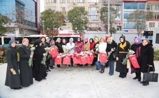 Ümraniye Meydanı'nda Kadınlar Günü Etkinliği