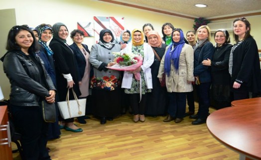 Kadın Kent Gönüllüleri'nden Yazıcı Ailesine Çifte Kutlama
