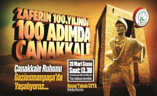 ÇANAKKALE RUHU GAZİOSMANPAŞA'DA YAŞATILACAK