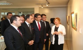 ÇANAKKALE ŞEHİDİNİN AĞLATAN MEKTUBU KÜÇÜKÇEKMECE'DE TUVALE YANSIDI