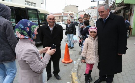 Başkan Aydın Alibeyköy ve Çırçır Esnafını Ziyaret Etti