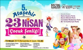 23 Nisan Çocuk Şenliği Ataşehir`de parklarda kutlanacak