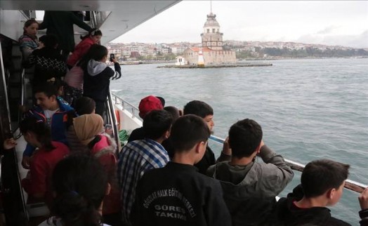 KARDEŞ KENTLİ ÇOCUKLAR SARIYER`DEN MUTLU AYRILDI