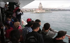 KARDEŞ KENTLİ ÇOCUKLAR SARIYER`DEN MUTLU AYRILDI