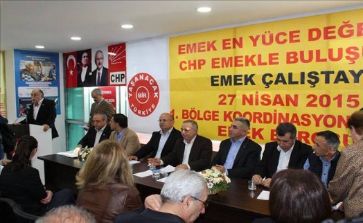 CHP İSTANBUL 1.BÖLGE'DE EMEK ÇALIŞTAYI YAPTI