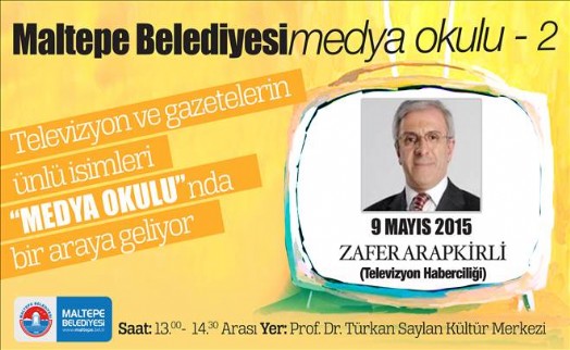 MEDYA OKULUNUN KONUĞU ZAFER ARAPKİRLİ