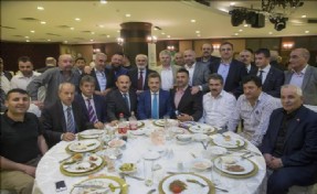 BAŞKAN USTA, İLÇE ESNAFI İLE BULUŞTU