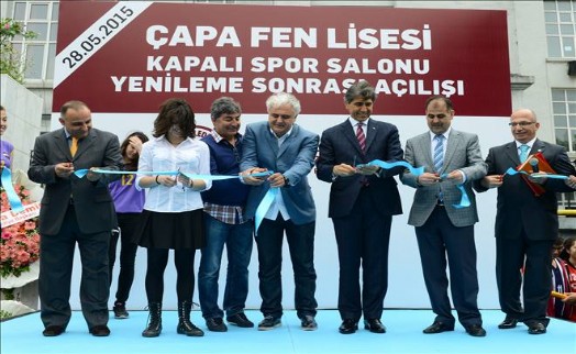 Çapa Fen Lisesi'nin Spor Salonu Yenilendi