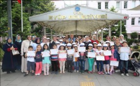 On Yirmi Bilgi Evleri öğrencileri Başkan Aydın'ı ziyaret etti