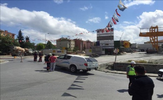 Eyüp'te doğalgaz borusu delindi