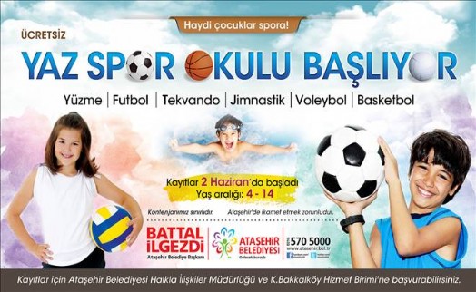 Ataşehirli Çocuklara Yaz Hediyesi