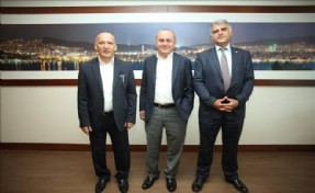 Kadıköy Belediye Başkanı Aykurt Nuhoğlu`ndan Başkan Altınok Öz`e ziyaret