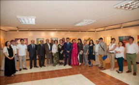 TÜRK VE KAZAK RESSAMLAR BU SERGİDE BULUŞTU