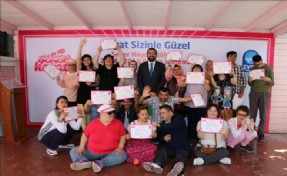 Özel Çocuklar Karne Sevincini Yaşadı