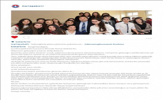 Başkan Kılıç´tan Liseli Gençlere Mektup
