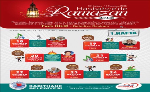 HASBAHÇE´DE RAMAZAN BAŞKADIR