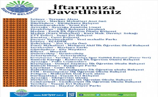 SARIYER´DE RAMAZAN BİR BAŞKADIR
