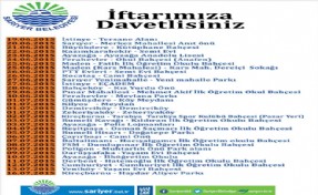 SARIYER´DE RAMAZAN BİR BAŞKADIR