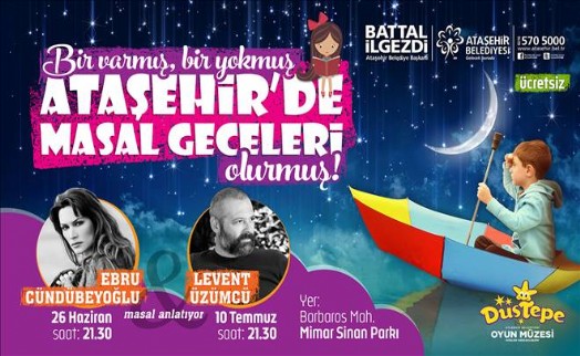 Düştepe Oyun Bahçesi´nde;  Masal, Oyun, Ebru ve Gölge Oyunları Birarada