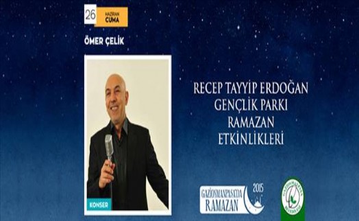 GAZİOSMANPAŞA´DA ÖMER ÇELİK KONSERİ