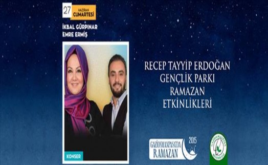 GAZİOSMANPAŞA´DA İKBAL GÜRPINAR VE EMRE ERMİŞ KONSERİ