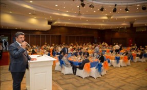 BAŞKAN KARADENİZ, İLÇE PROTOKOLÜNÜ AĞIRLADI