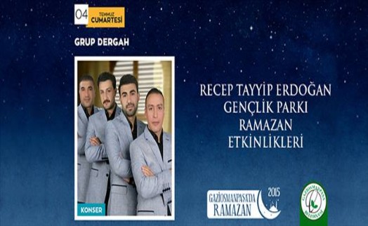 GAZİOSMANPAŞA´DA GRUP DERGAH KONSERİ