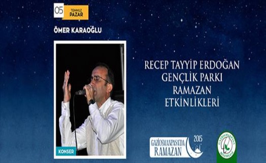 GAZİOSMANPAŞA´DA ÖMER KARAOĞLU KONSERİ